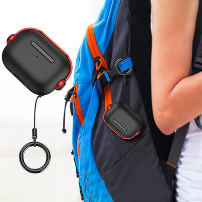 Protective Case for AirPods 1, 2, 3, Pro 2 – Wireless Bluetooth Earphone Cover Sleeve – Headphone Bag and Mobile Phone Holder