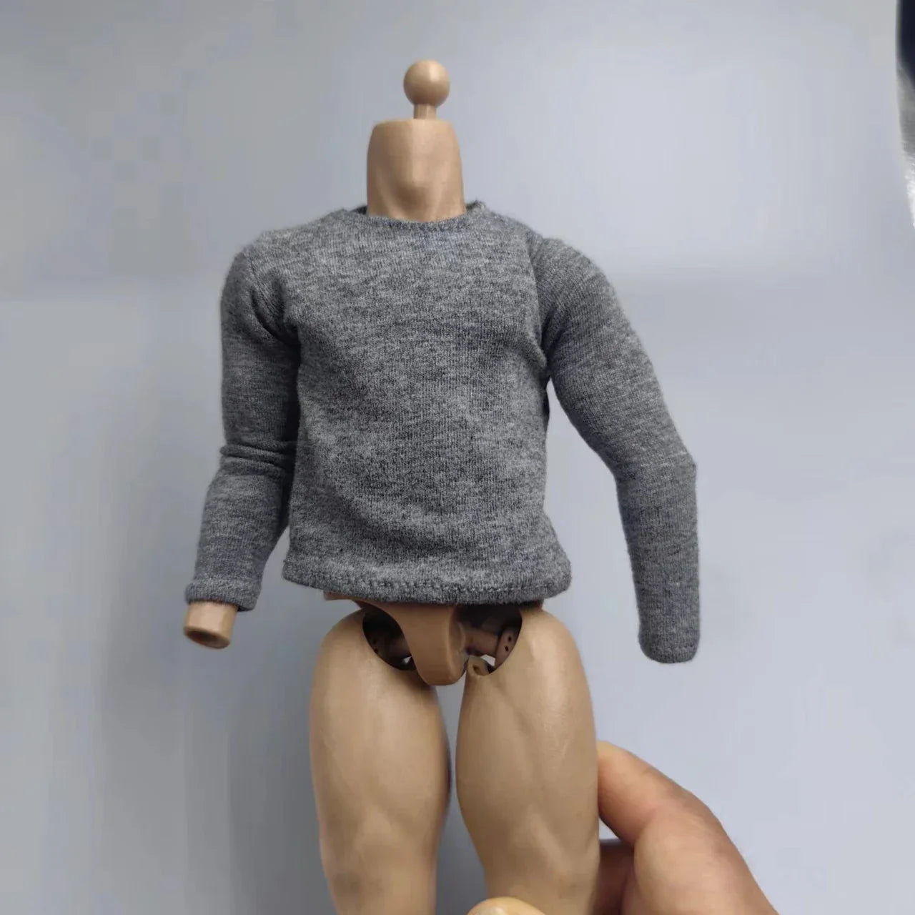 1/6 Scale Black T-Shirt for 12" (30cm) Action Figures — Male & Female DIY Model Accessories