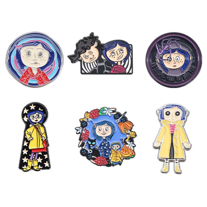 Cartoon Anime Character Enamel Pins – Cute Little Monk Brooches Lapel Badges, Funny Jewelry Gift for Friends