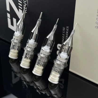EZ Revolution #12 0.35mm Tattoo Needle Cartridges - Round Liner RC Series 20-Pack