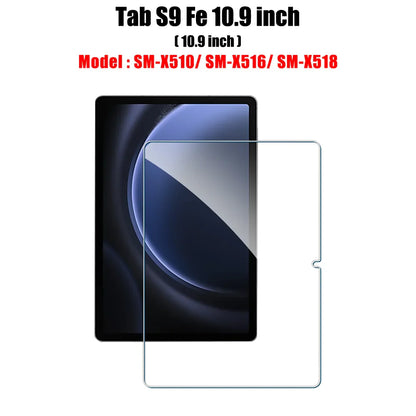 Tempered Glass Screen Protector for Samsung Galaxy Tab – Fits S6 Lite, S7 FE, S8/S8+, S9/S9 FE, S9+, S10, S11, A8, A9 Plus, 12.4" Tablets