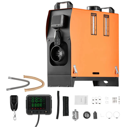 SucceBuy 8KW Diesel Air Heater — DC12-24V Parking Heater with Remote, Digital Display & Low-Noise Voice Alert for RV