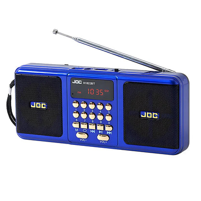 Portable Bluetooth FM Radio Speaker — Wireless Stereo with USB, TF Card & Rechargeable Battery