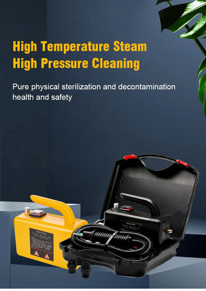 High-Temperature Steam Cleaner for Home Appliances – Sterilization, Kitchen Hood & Car Cleaner, US/EU Plug