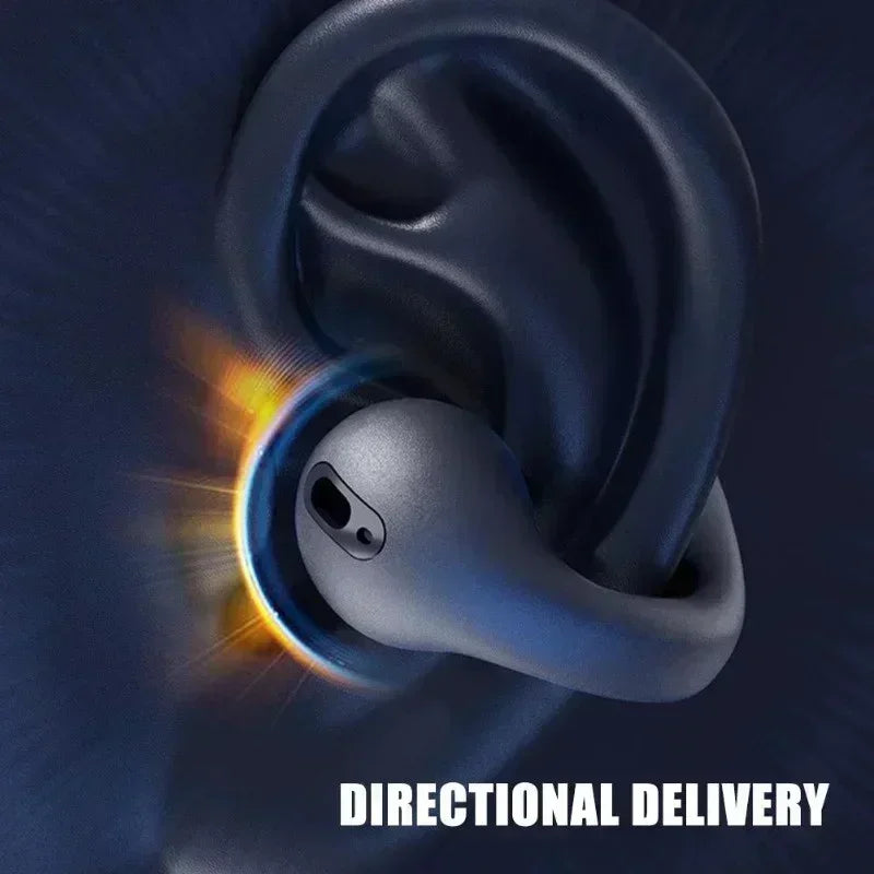 T75 Bone Conduction Headphones - Bluetooth 5.3 Wireless Sports Earphones HiFi Sound Waterproof TWS Headset