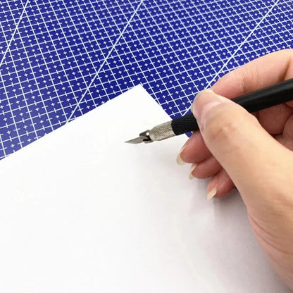 PP Cutting Mat Workbench - Patchwork Cut Pad for Sewing, DIY, Knife Engraving, and Leather Cutting, Single-Side Underlay Board