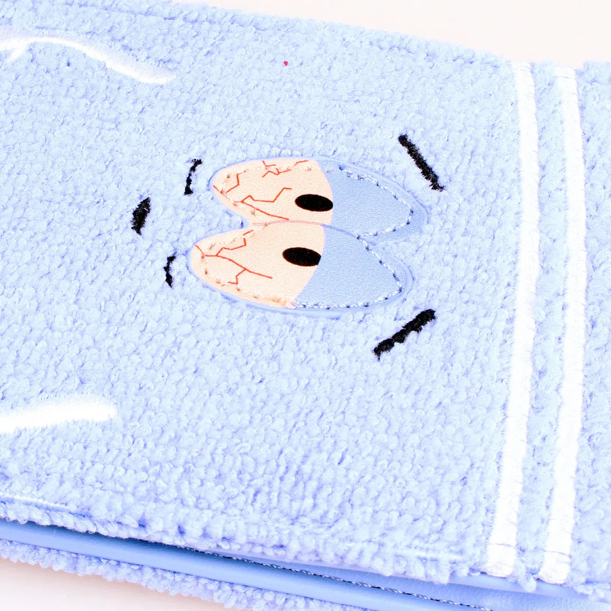 Embroidered Anime Towel Cloth Wallet – Fashionable Designer Personalized ID Card Holder