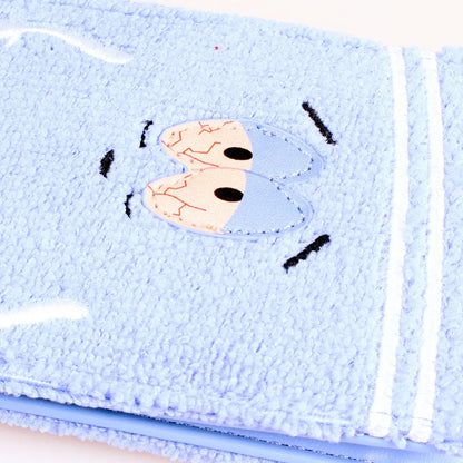 Embroidered Anime Towel Cloth Wallet – Fashionable Designer Personalized ID Card Holder