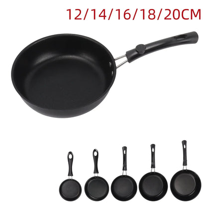 12–20cm Mini Non-Stick Frying Pan – Thickened Stainless Steel Skillet for Gas & Induction Cooking