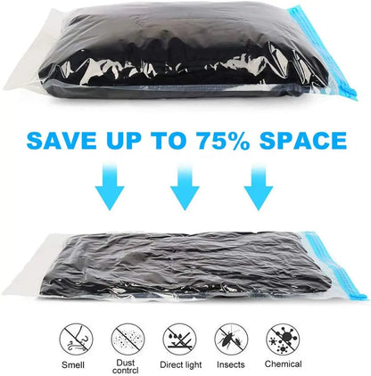 Travel Roll-Up Compression Bags: Space-Saving Luggage Packing Solution for Clothes