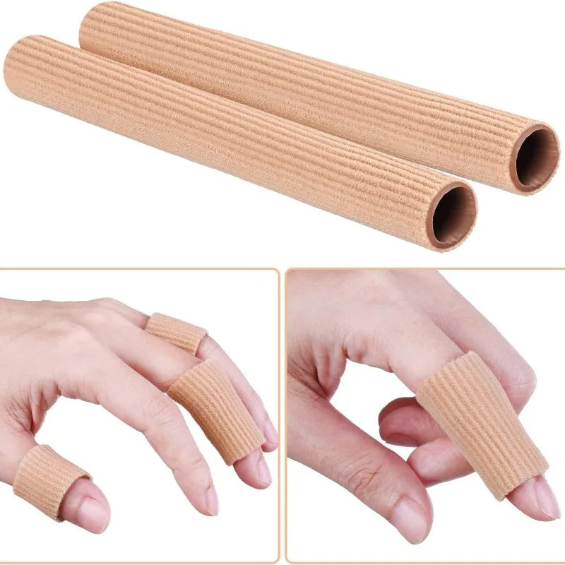 Gel Toe Cover Elastic Fiber Protector – Silicone Finger Tube for Toe Protection and Friction Reduction, Foot Care Accessory