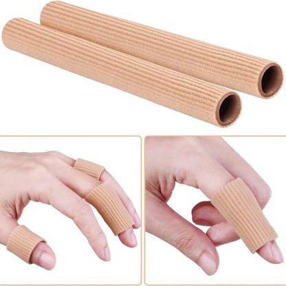 Gel Toe Cover Elastic Fiber Protector – Silicone Finger Tube for Toe Protection and Friction Reduction, Foot Care Accessory