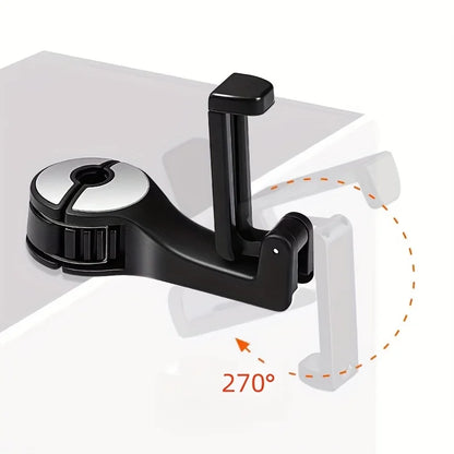 Multifunction Car Rear Headrest Hook – Holder for Phone, Bags & Accessories