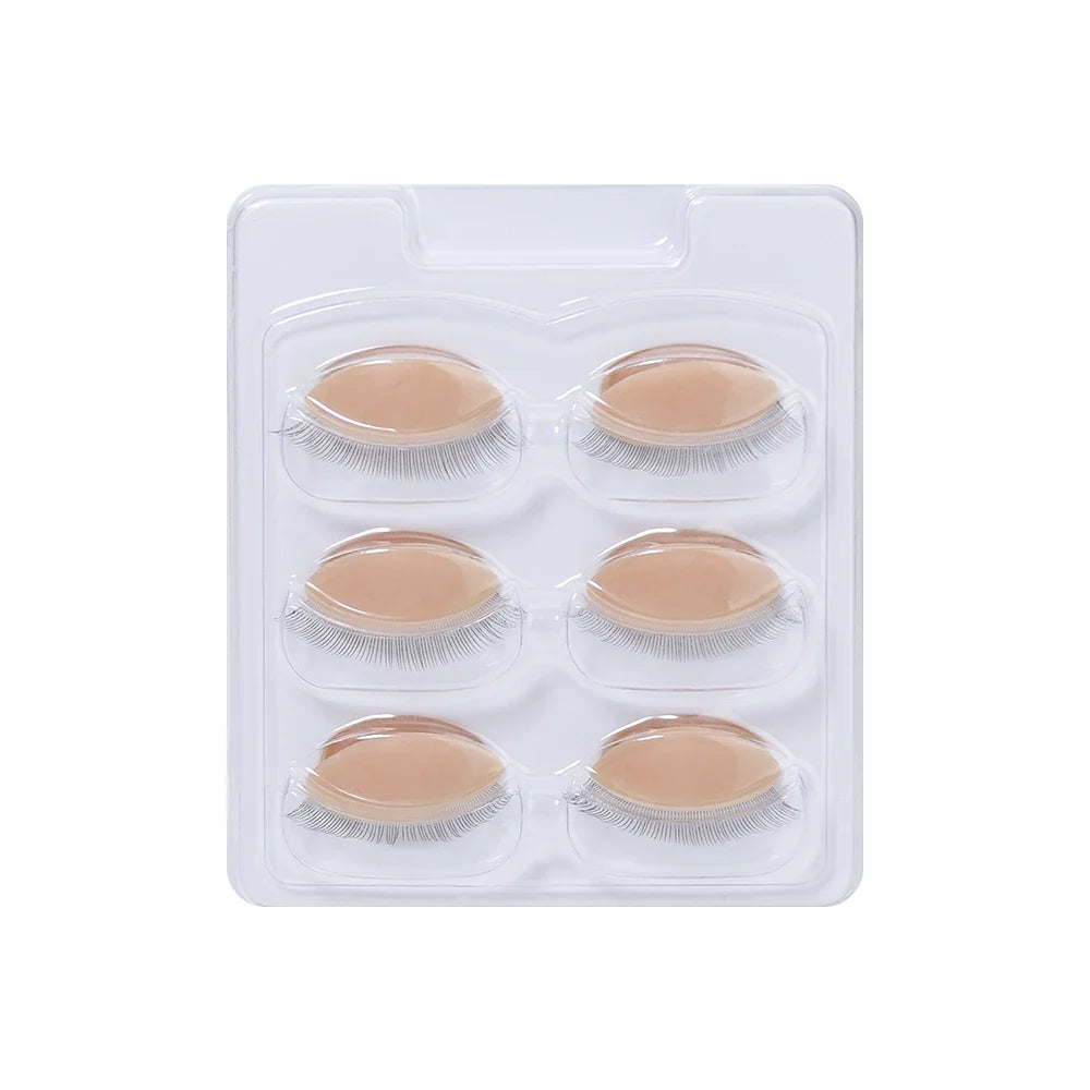 GLAMLASH Mini Lash Practice Training Head – Eyelash Extension Model with Removable Eyelids for Lash Extension Training Tool