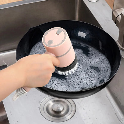 USB Rechargeable Electric Cleaning Brush - Multi-Functional Rotary Scrubber for Household Appliances, Home Cleaning Gadget