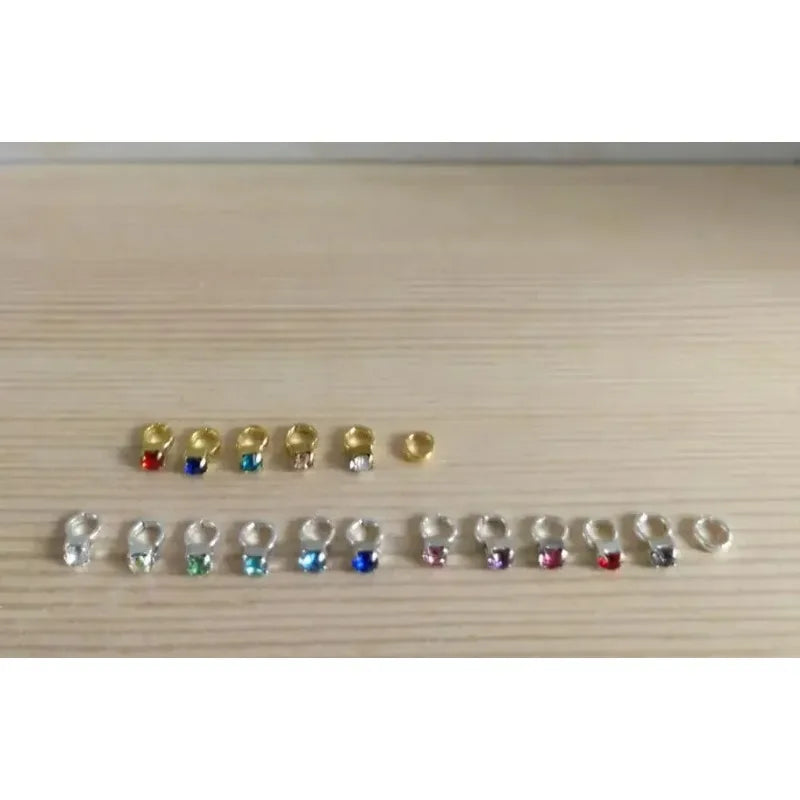 LX578 Handmade Crystal Diamond Doll Jewelry Set – Toy Rings & Fashion Accessories for 1/6 30cm Dolls (15 Days Production Time)