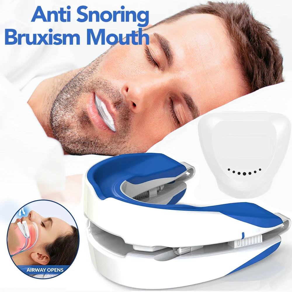 Adjustable Anti-Snoring Mouth Guard – Night Mouthpiece for Bruxism and Sleep Aid Snoring Relief
