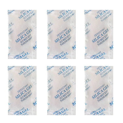 Non-Toxic Silica Gel Desiccant Bags – 2/5/10/20g Moisture Absorber for Kitchen, Room, and Living Spaces