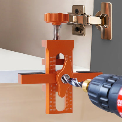 10mm Rebounder Mounting Jig – 2-in-1 Wardrobe & Cabinet Door Installation Template Tool for Quick Closet Door Mounting