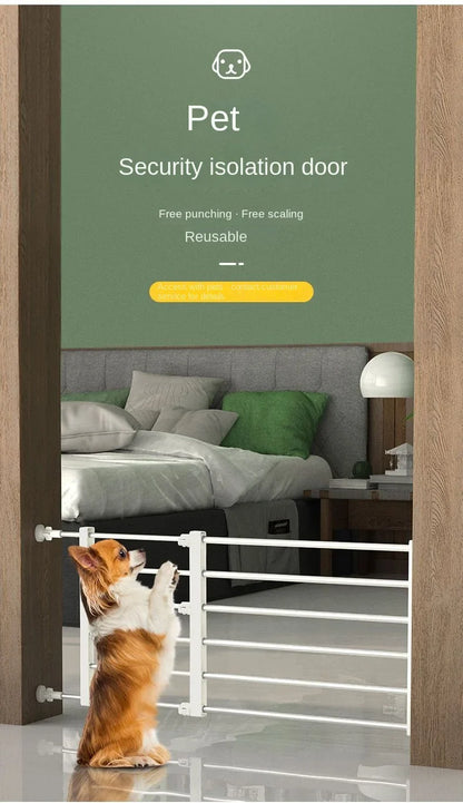 Pet Fence Barrier Gate — Indoor Safety Fence for Small & Medium Dogs, Prevents Pets from Entering Rooms