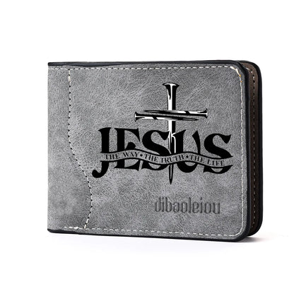 Men's PU Leather Short Wallet - Multi Card Slot Slim Soft Personalized Bifold Wallet