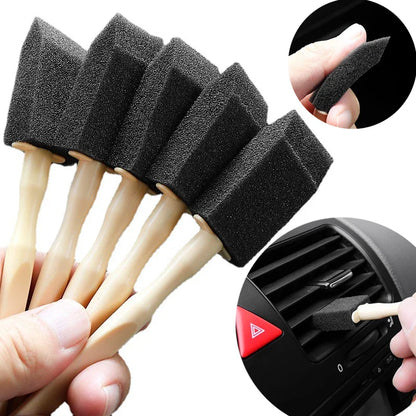 Car Air Conditioner Vent Cleaner Brush - Detailing Scrub Brush for Outlet Cleaning - Auto Interior Dust Removal Wash Duster Clean Tool