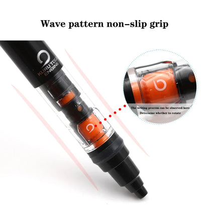 UNI KURU TOGA M5-452 Mechanical Pencil 0.5mm – Rotating Lead Automatic Pencil for Continuous Writing & Sketching