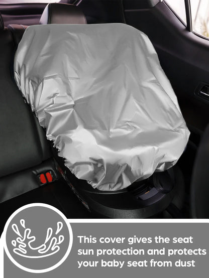 Baby Car Seat Sun Shade Cover – Universal UV Sun & Heat Blocker for Travel, Infant Car Seat Accessory