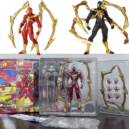 Amazing Yamaguchi Kaiyodo Iron Spider-Man Figure — Animation Collectible Action Model Toy, Birthday Gift