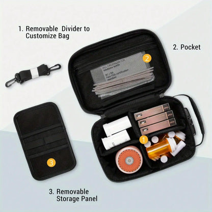 Unisex Smell-Proof Pouch with Combination Lock – Secure Stash Bag for Storage & Travel Gifts