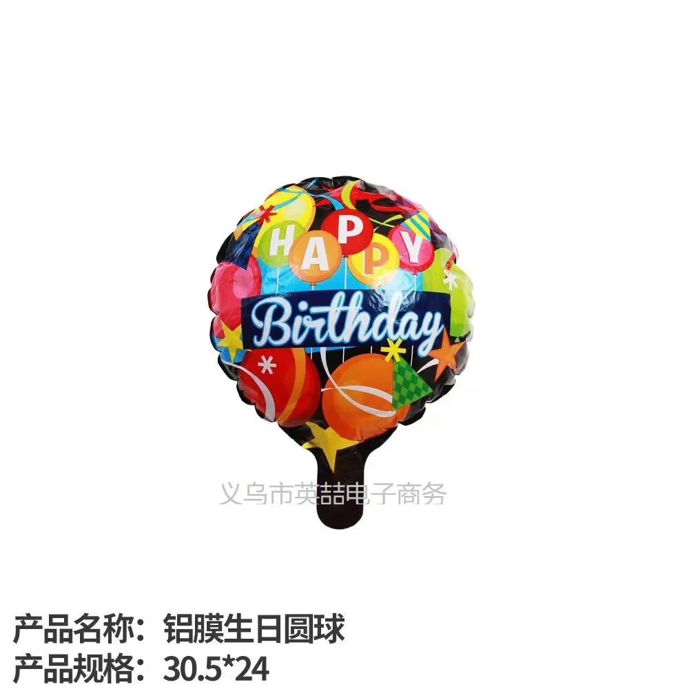 10-Inch Round Love-Shaped Aluminum Foil Balloon – English “Love” Design for Birthday, Valentine’s Day & Wedding Party Decorations