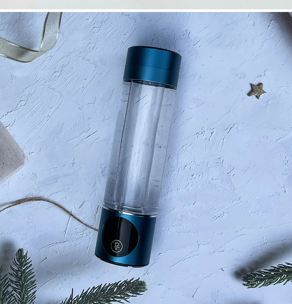BlueVida 8th Gen Nano Hydrogen Water Generator Bottle - DuPont SPE/PEM Hydrogenator with H2 Inhaler & Touch Button