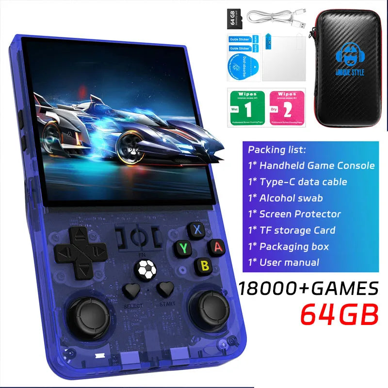 AISLPC R36MAX Retro Handheld Game Console – 4.0" IPS Linux System Portable Player with 128GB Games