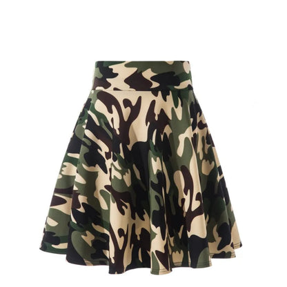 Women’s Flared Mini Skirt with Built-In Shorts – Pleated Skater Style Casual Fashion Skirt, Plus Size 2025 Design