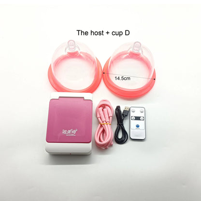 Electric Vacuum Suction Body Massage Device for Chest & Butt Lift, Breast Enhancement & Firming Cupping Therapy Pump System