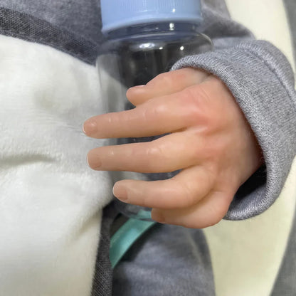 46cm Reborn Baby Doll Levi – Mixed Silicone & Vinyl with 3D Painted Veins, Collectible Gift for Girls