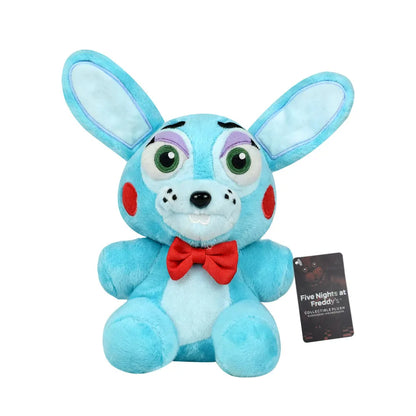 FNAF Plush Toy Collection - Cute Freddy Bonnie Foxy Cartoon Stuffed Dolls for Kids & Fans Gift