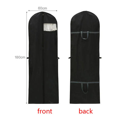 High-End Thickened Waterproof Dust-Proof Wedding Dress & Suit Storage Bag — Protective Hanging Coat Cover