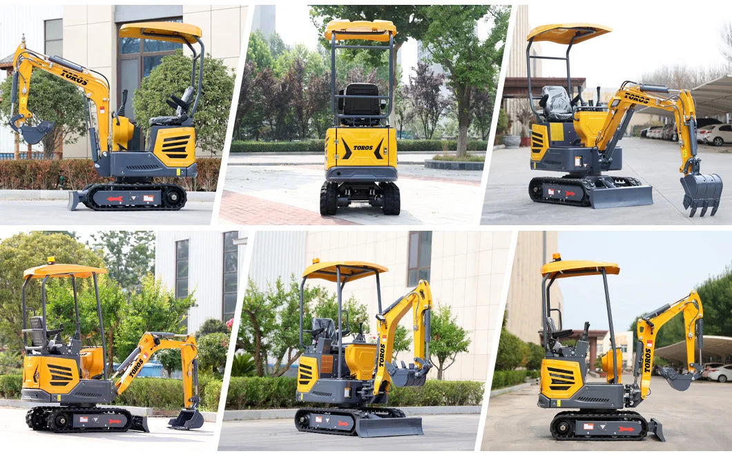 1 Ton Mini Excavator — Kubota Engine, EURO 5 Agricultural Digger, Customizable Compact Excavator for Sale