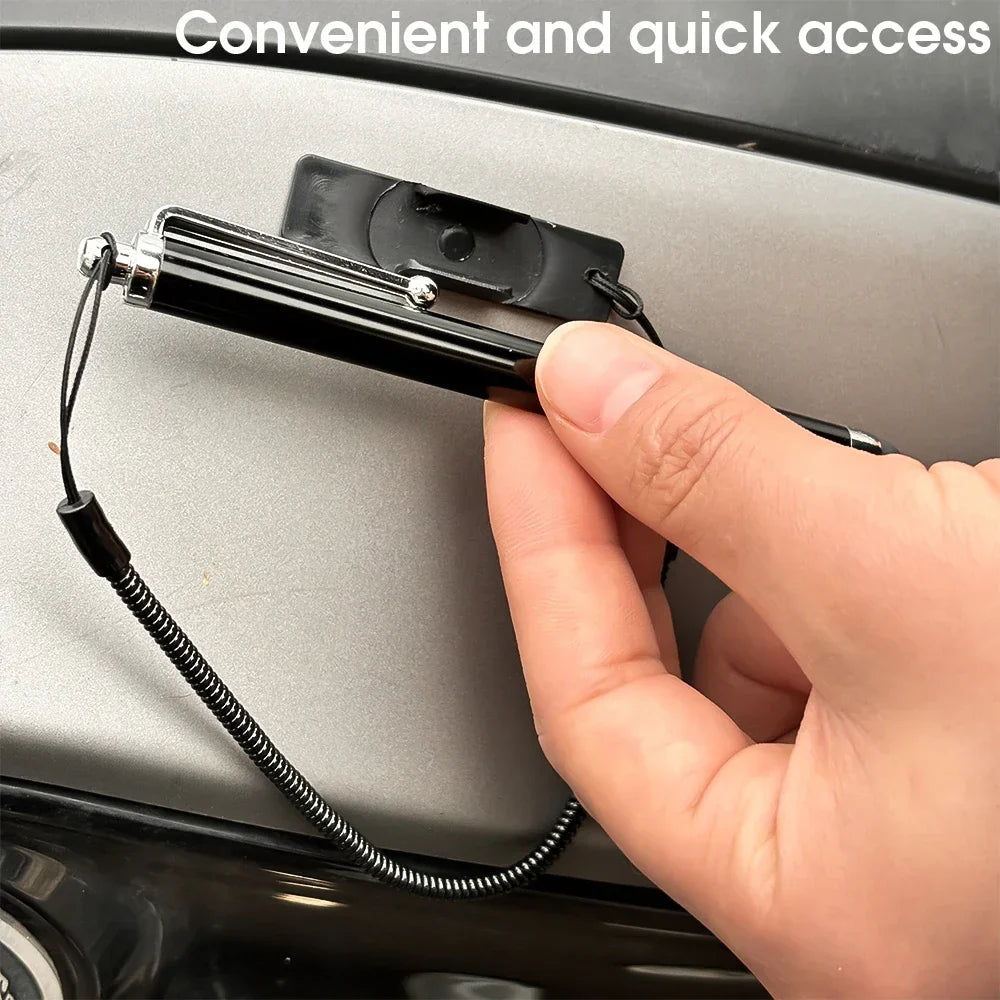 Motorcycle & Cycling Touch Pen – Universal Mobile Stylus with Spring Rope for Riding