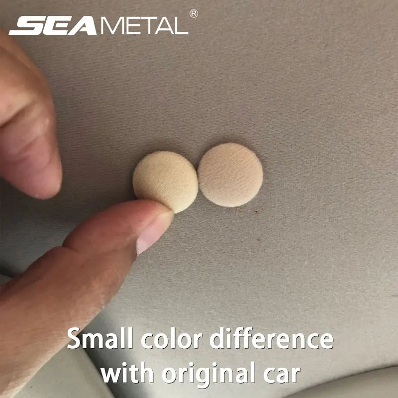 SEAMETAL 40PCS Car Headliner Repair Buckles Kit – Interior Roof Ceiling Fabric Retainer Rivets & Fixing Screws