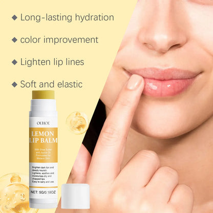 Lip Lightening Balm – Melanin Removing Gloss for Exfoliating and Moisturizing