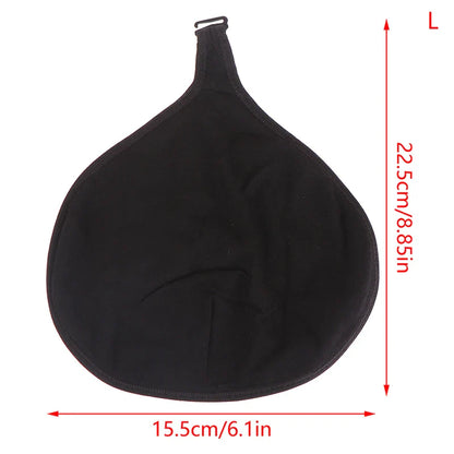 Women Silicone Breast Forms Cover with Cotton Pocket – Mastectomy Prosthesis Protective Triangle Inserts