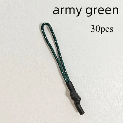 20PCS 2.95in Heat Shrink Tubes — Rope Sleeves for Clothing, Bags, and Knot Protection