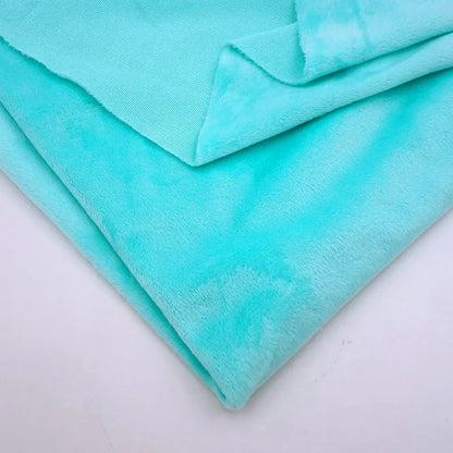 160CM/63" Wide Minky Plush Fabric – Super Soft Flannel Fabric for DIY Dolls, Toys, and Crafts, Sold by the Meter