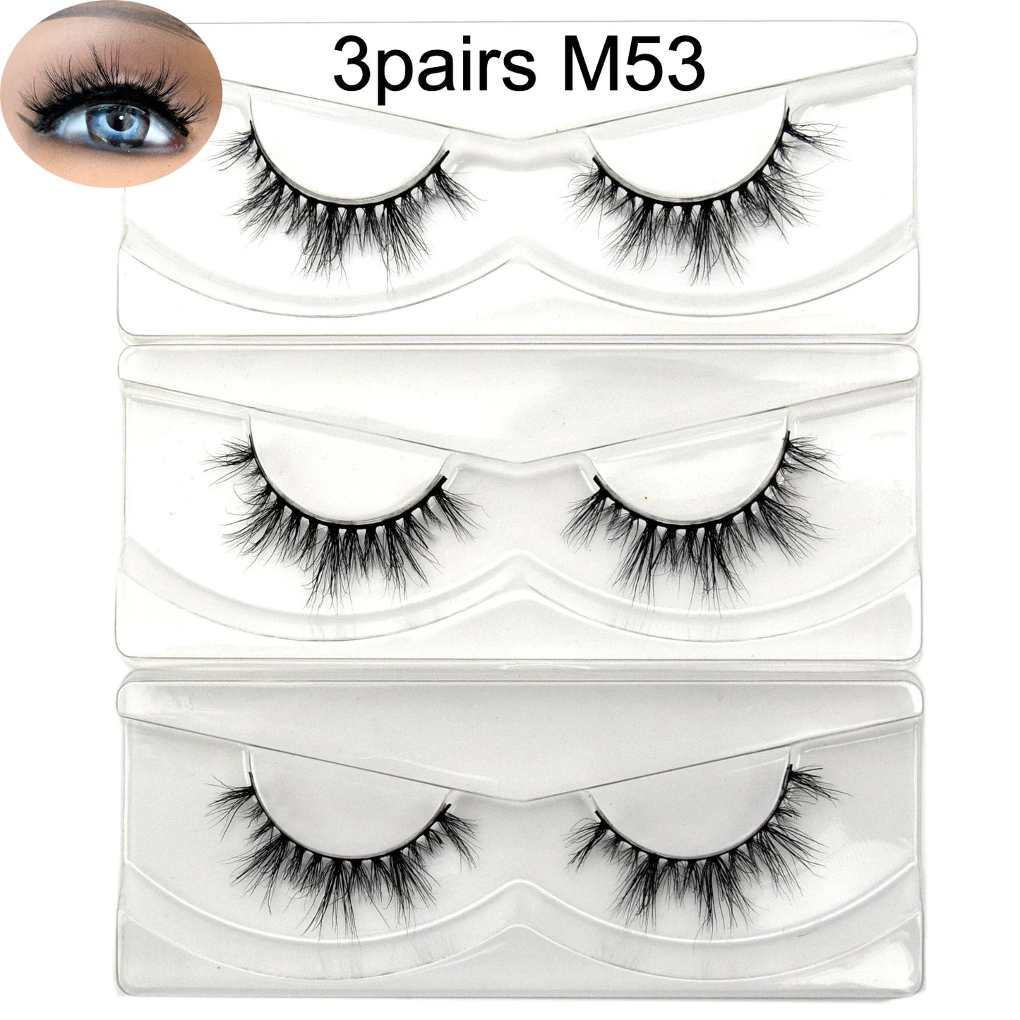 Visofree 13mm 3D Mink Eyelashes – Natural Long Handmade Cruelty-Free False Lashes for Makeup G04
