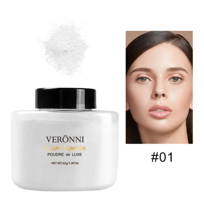 Banana-Shaped Loose Powder – Pore-Reducing, Long-Lasting Matte Finish Natural Face Makeup Powder