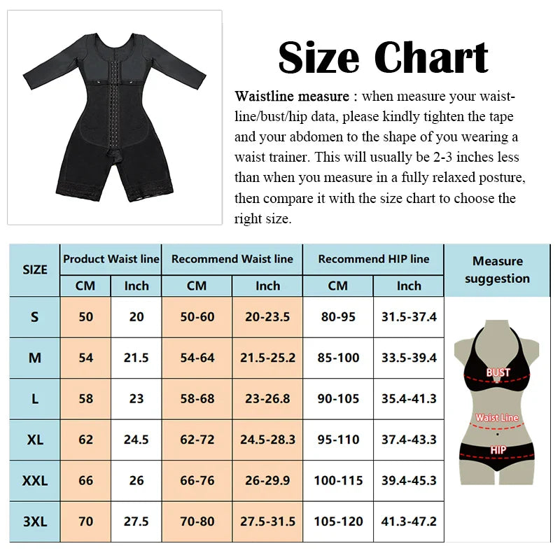 Colombian Girdle Shapewear – Tummy Slimming Bodysuit Corset, Full Body Reducer & Postpartum Shaper