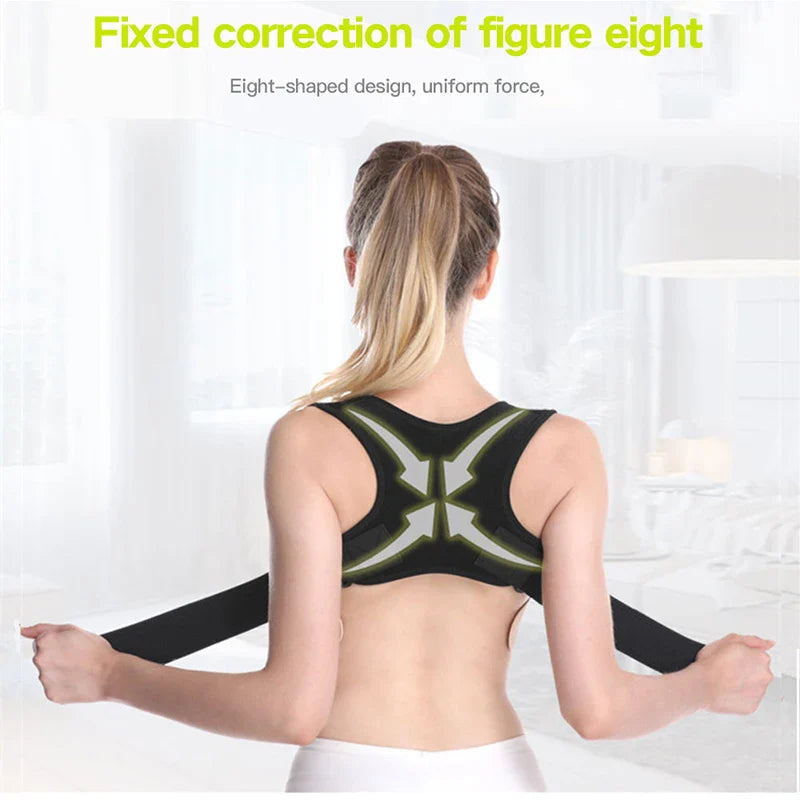 Adjustable Posture Corrector — Medical Back Brace with Shoulder Support | Humpback Prevention & Back Health Care