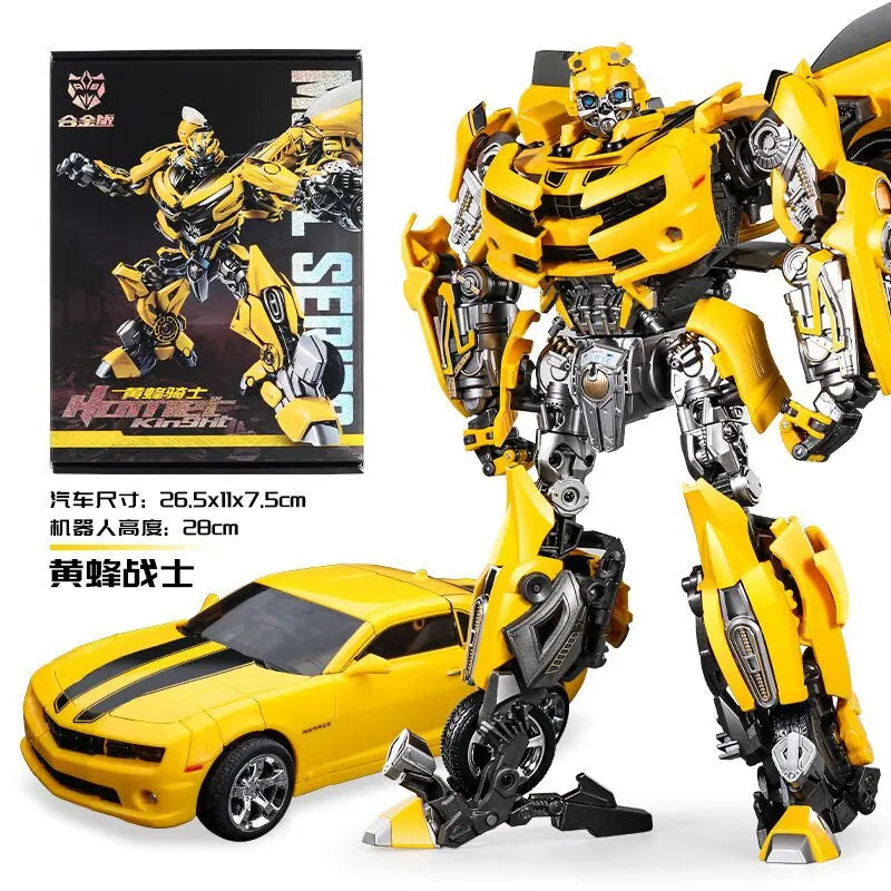 30CM Transforming Robot Toy – Optimus Prime, Bumblebee & Megatron Alloy Action Figures for Kids